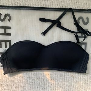 Black Strapless Bra